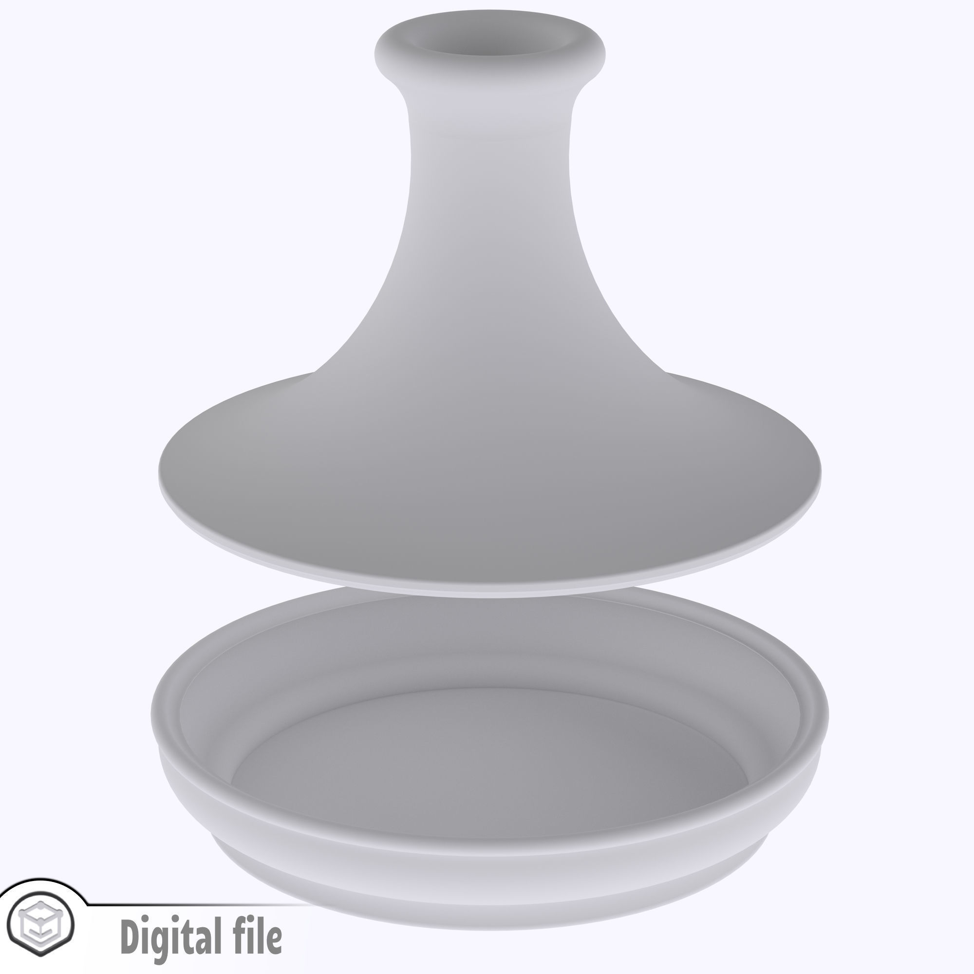 miniature dollhouse Ceramic oven inspired Emile Henry  3D print model_3