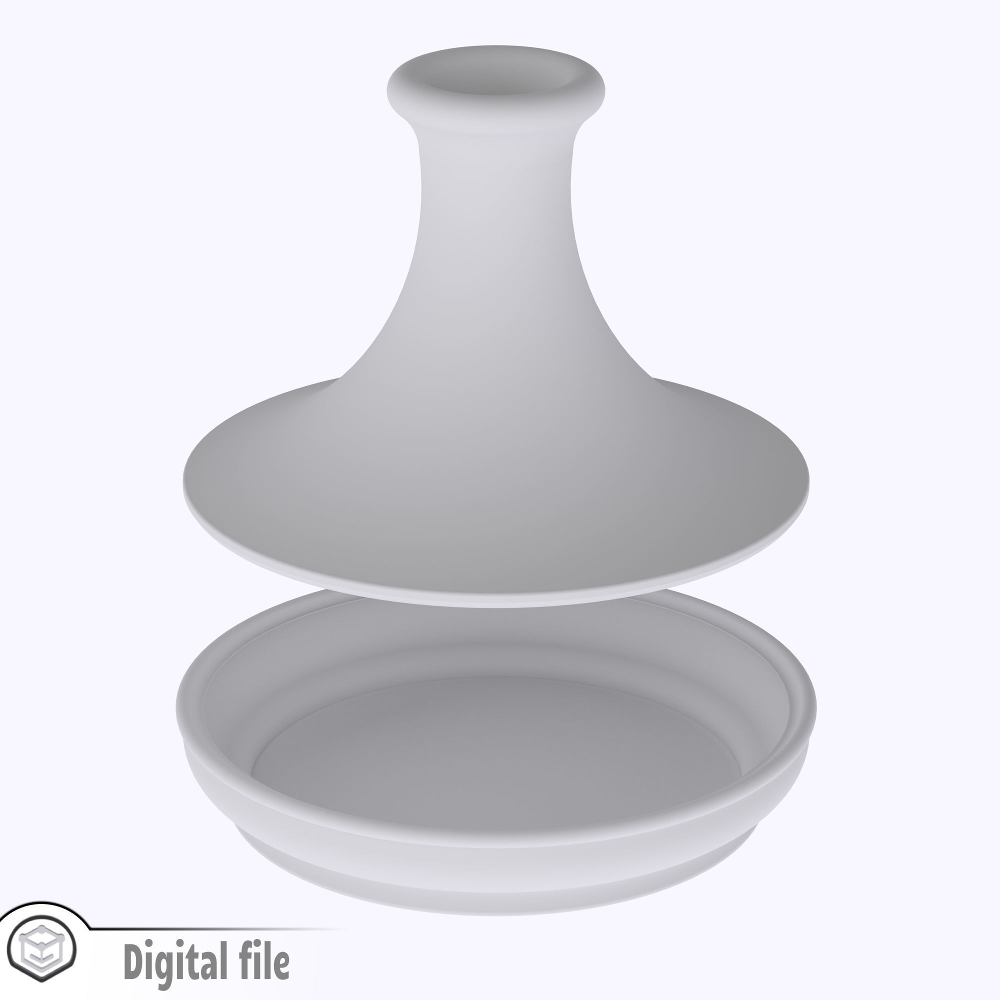 miniature dollhouse Ceramic oven inspired Emile Henry  3D print model_4