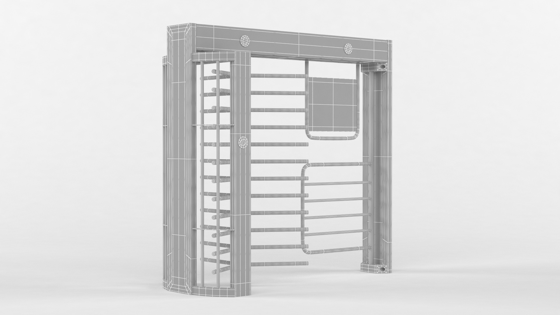 Turnstile Gate 3D model_9