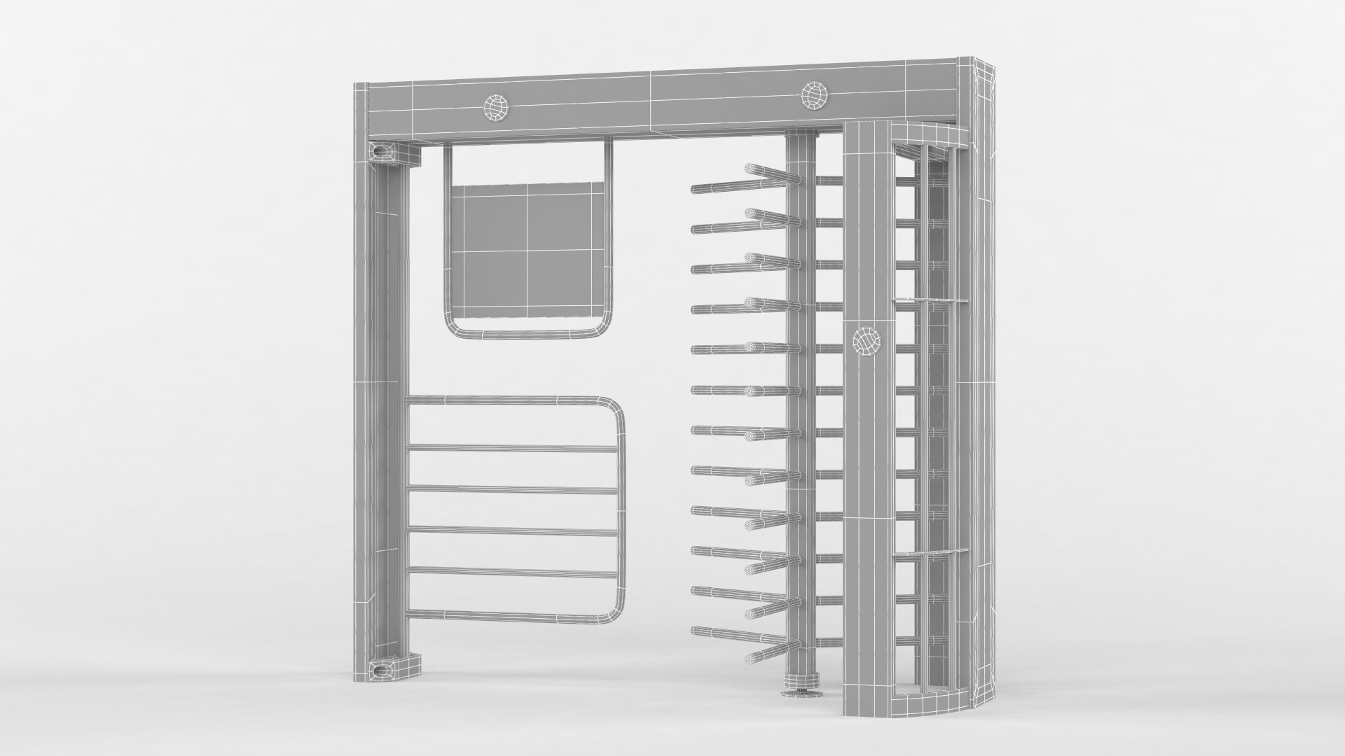 Turnstile Gate 3D model_6