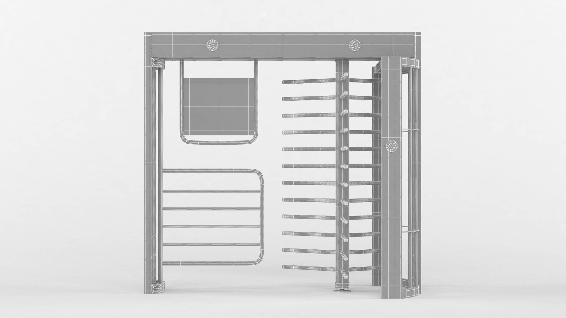 Turnstile Gate 3D model_7