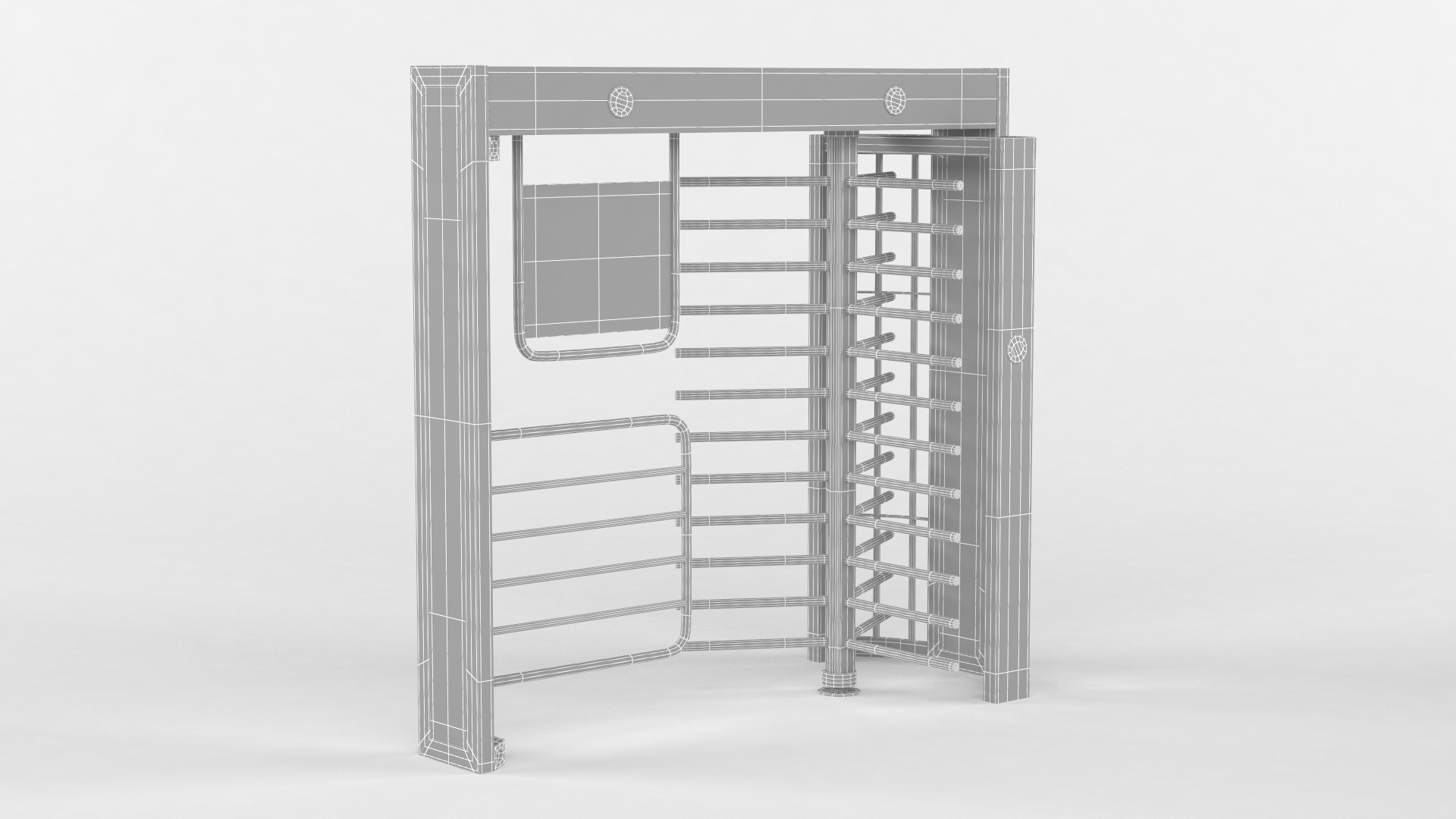 Turnstile Gate 3D model_8