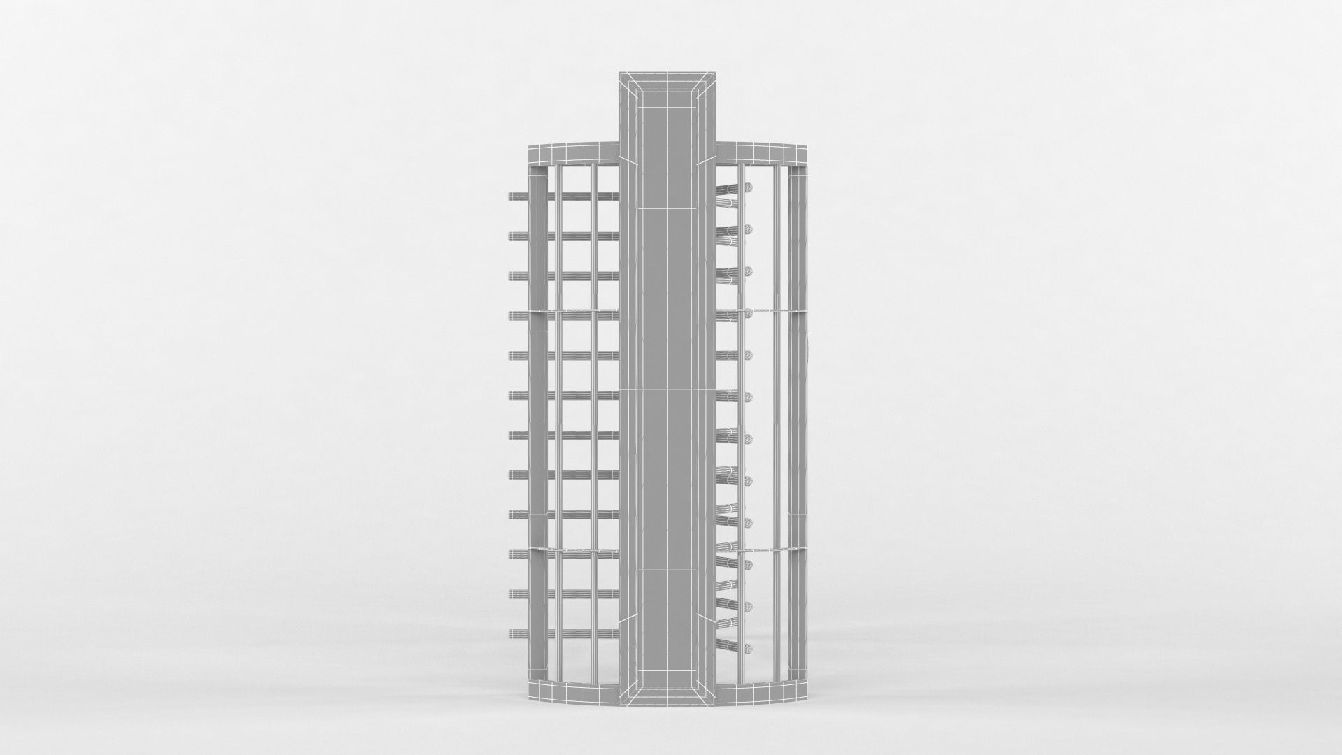 Turnstile Gate 3D model_11
