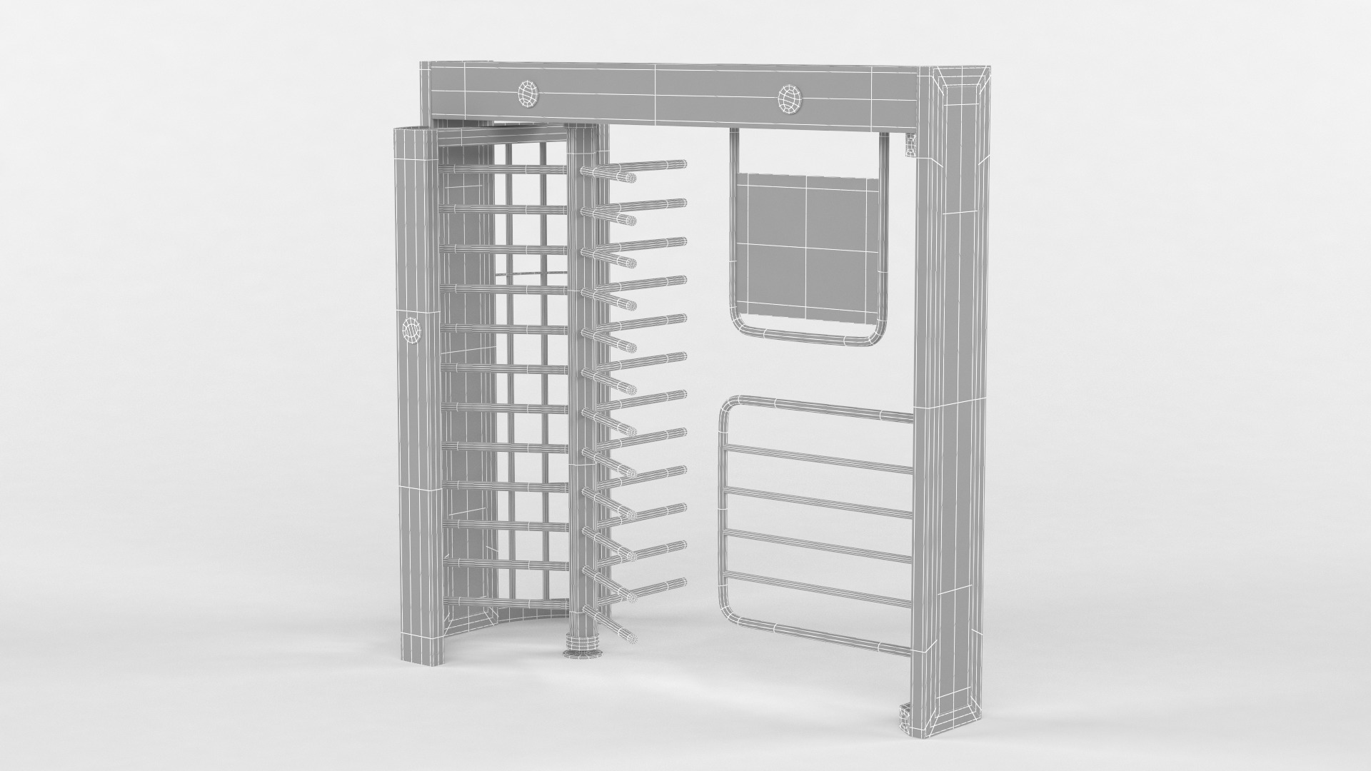 Turnstile Gate 3D model_10