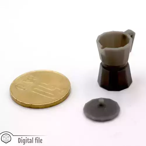 miniature dollhouse Coffee maker classic  3D print model