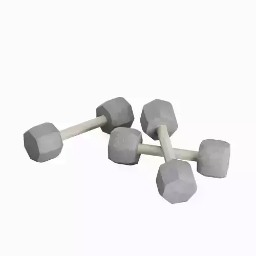 Concrete Dumbbell 03