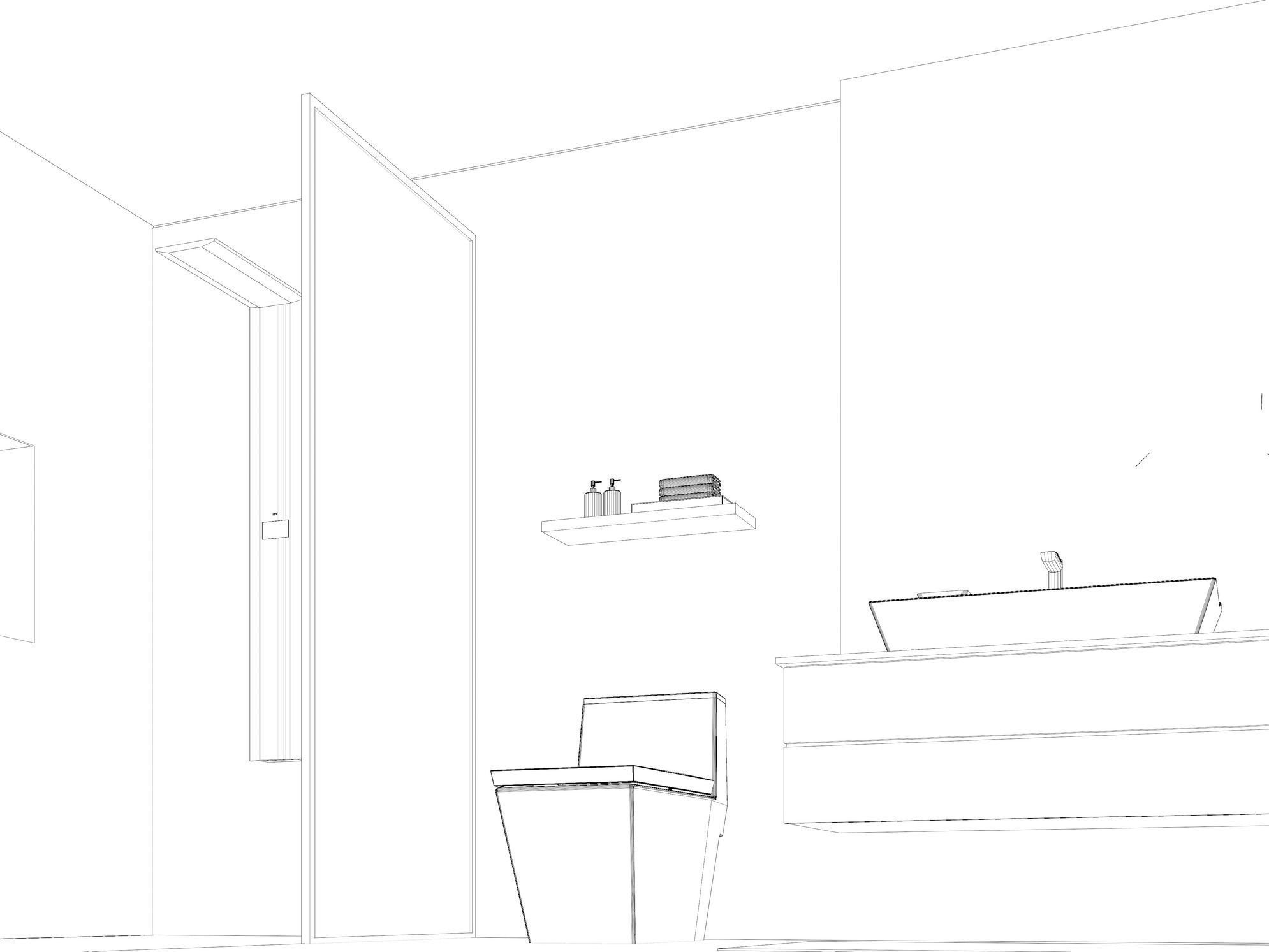 Modular bathroom 24ZZ09 3D model_5