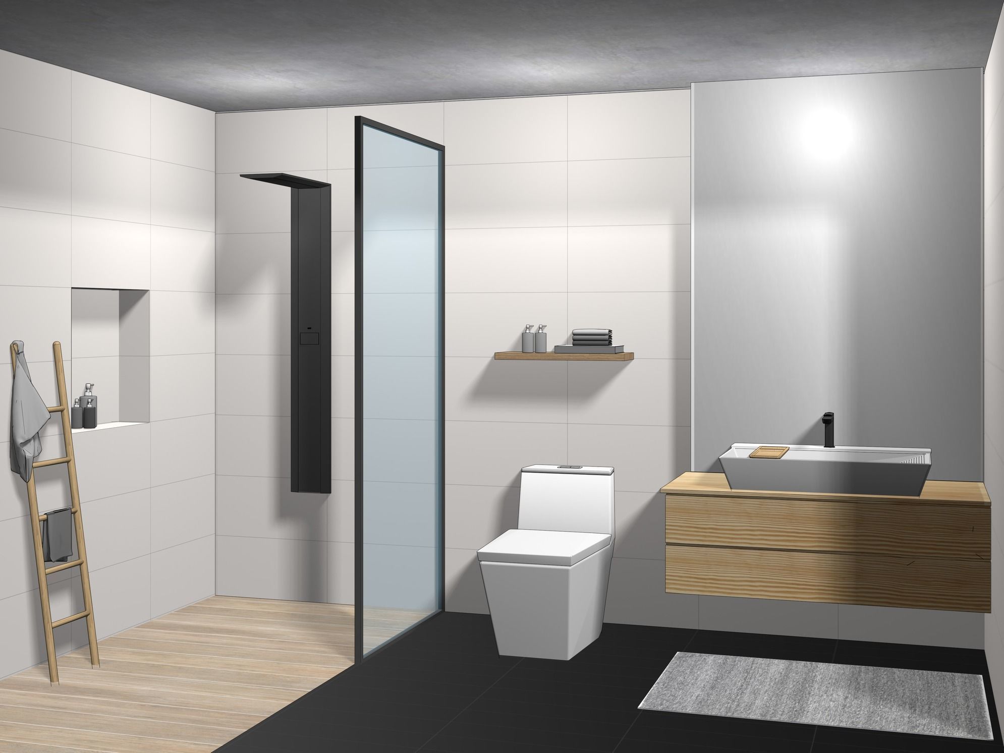 Modular bathroom 24ZZ09 3D model_2