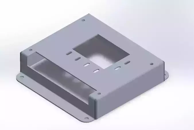 Sheet metals box Free 3D model