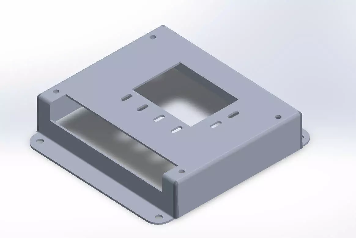 Sheet metals box Free 3D model