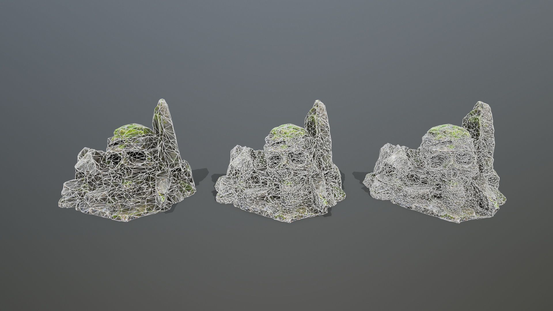 Skull Rock Low-poly 3D model_15