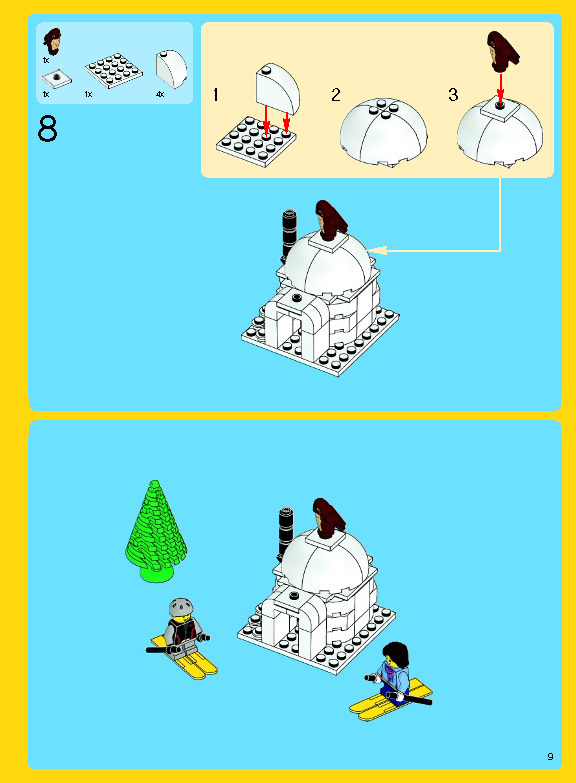 TwindBricks3D - 10229 Winter Village Cottage 3D print model_10