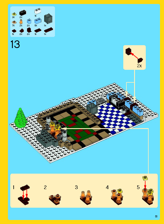 TwindBricks3D - 10229 Winter Village Cottage 3D print model_52