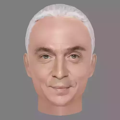 Bruno Tonioli Head - Low poly head for game