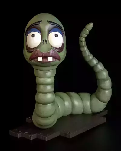 Maggot Corpse Bride 3D model