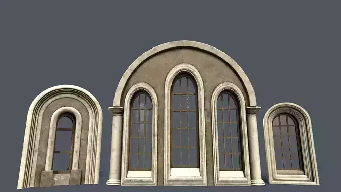 Medieval Window Set 