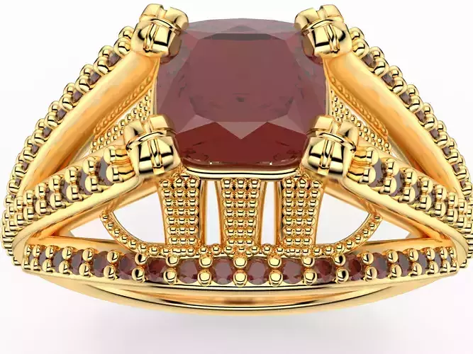 Engagement Cathedral Ring