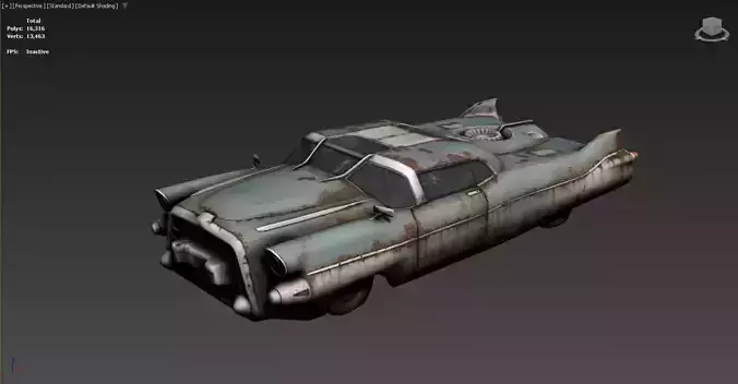 3D model of a vintage