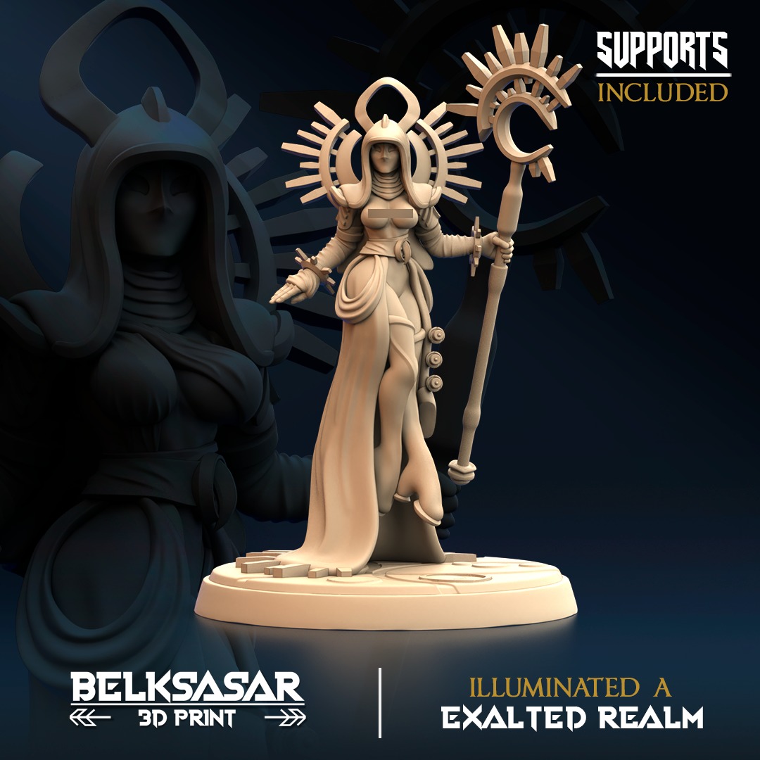 Illuminated A Nude and Normal 3D print model_4