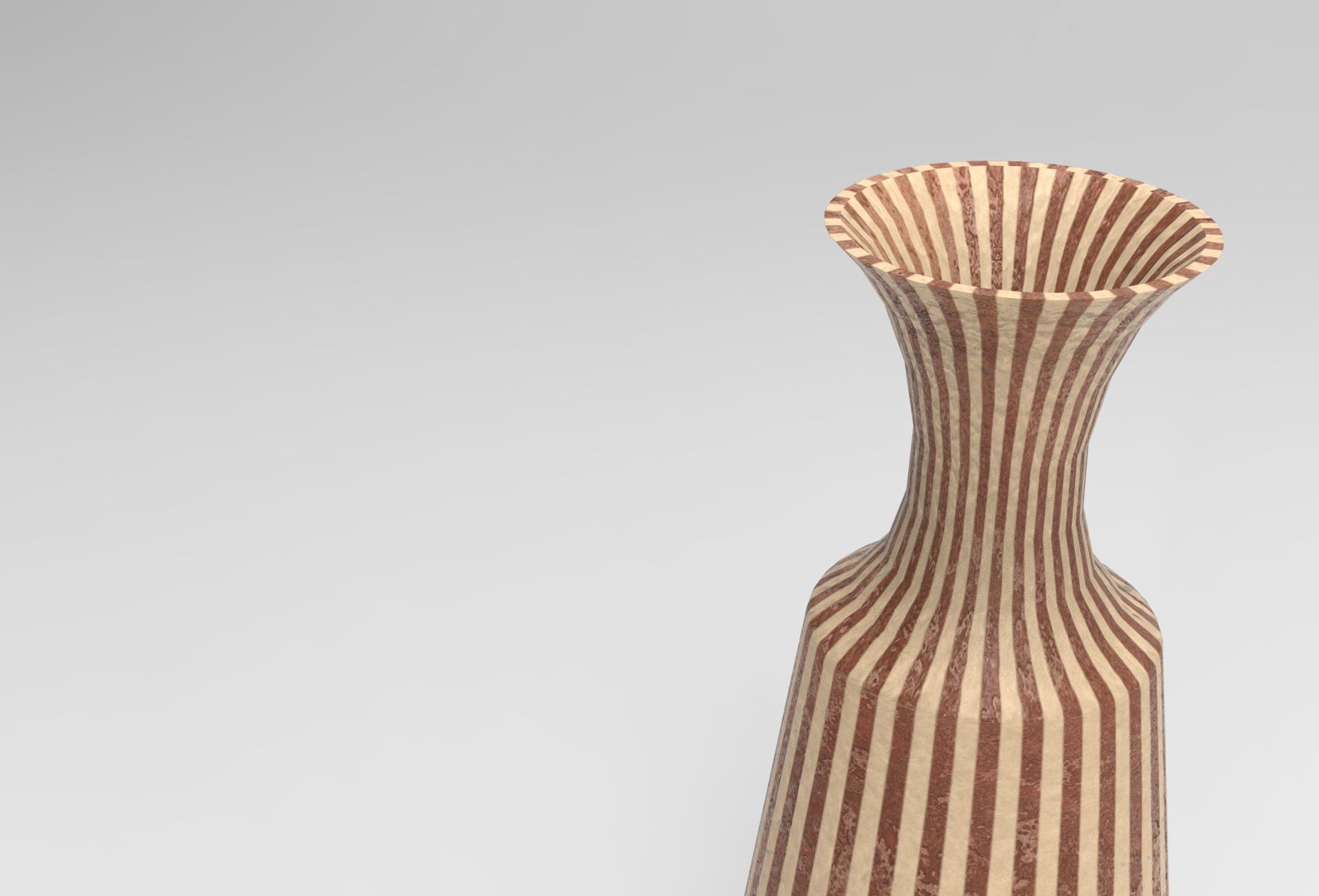 Pamo Vase Low-poly 3D model_3