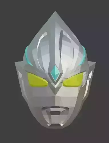 Ultraman Arc Helm Pepakura Foam Unfold