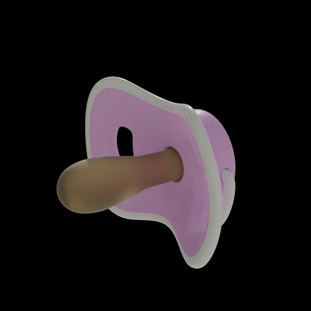 Baby Pacifier 3D model_1