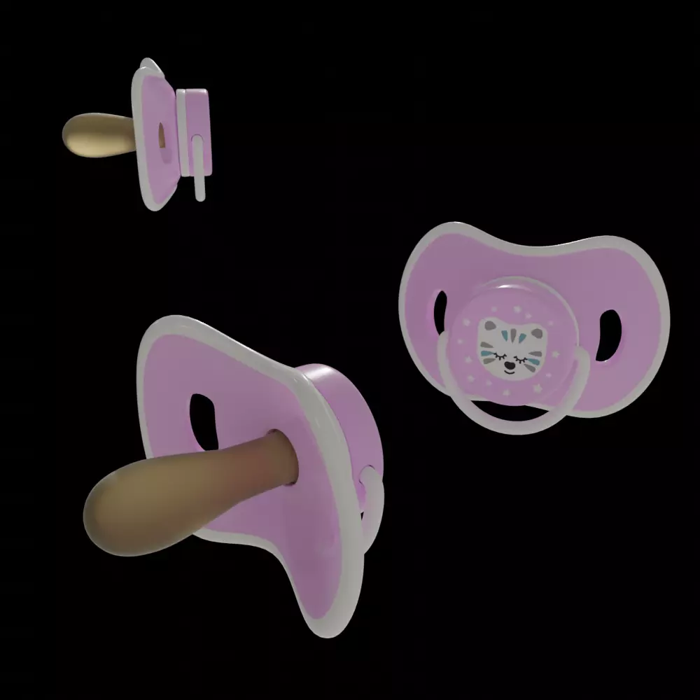 Baby Pacifier 3D model_0