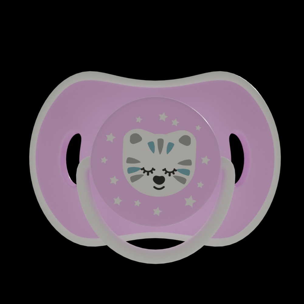 Baby Pacifier 3D model_3