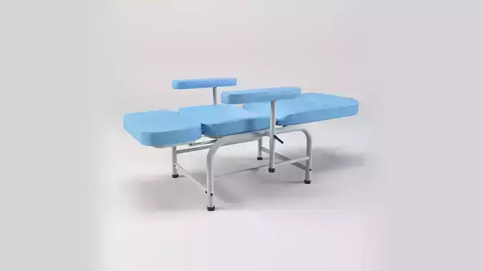 Blood Donation Chair 0 Hospital Chair Low-poly 3D model