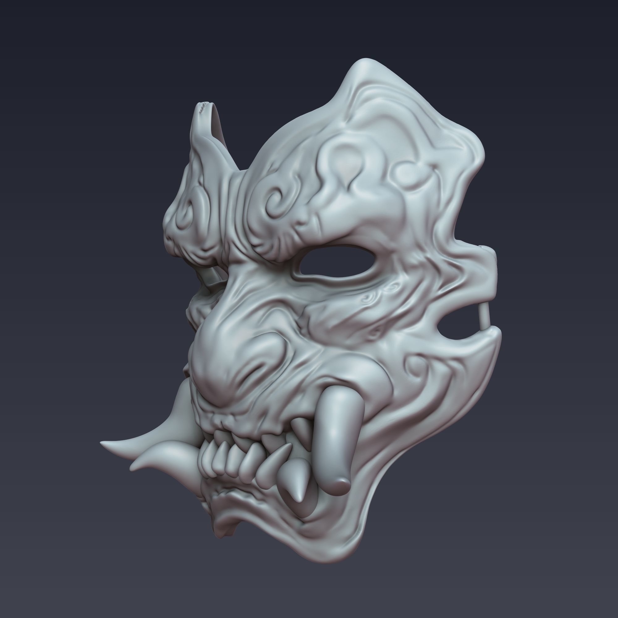 Black Myth Wukong - Oni Hannya 3D print model_1