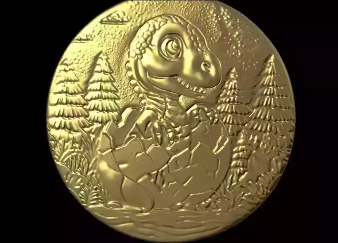 Cute Dinosaur Pendant