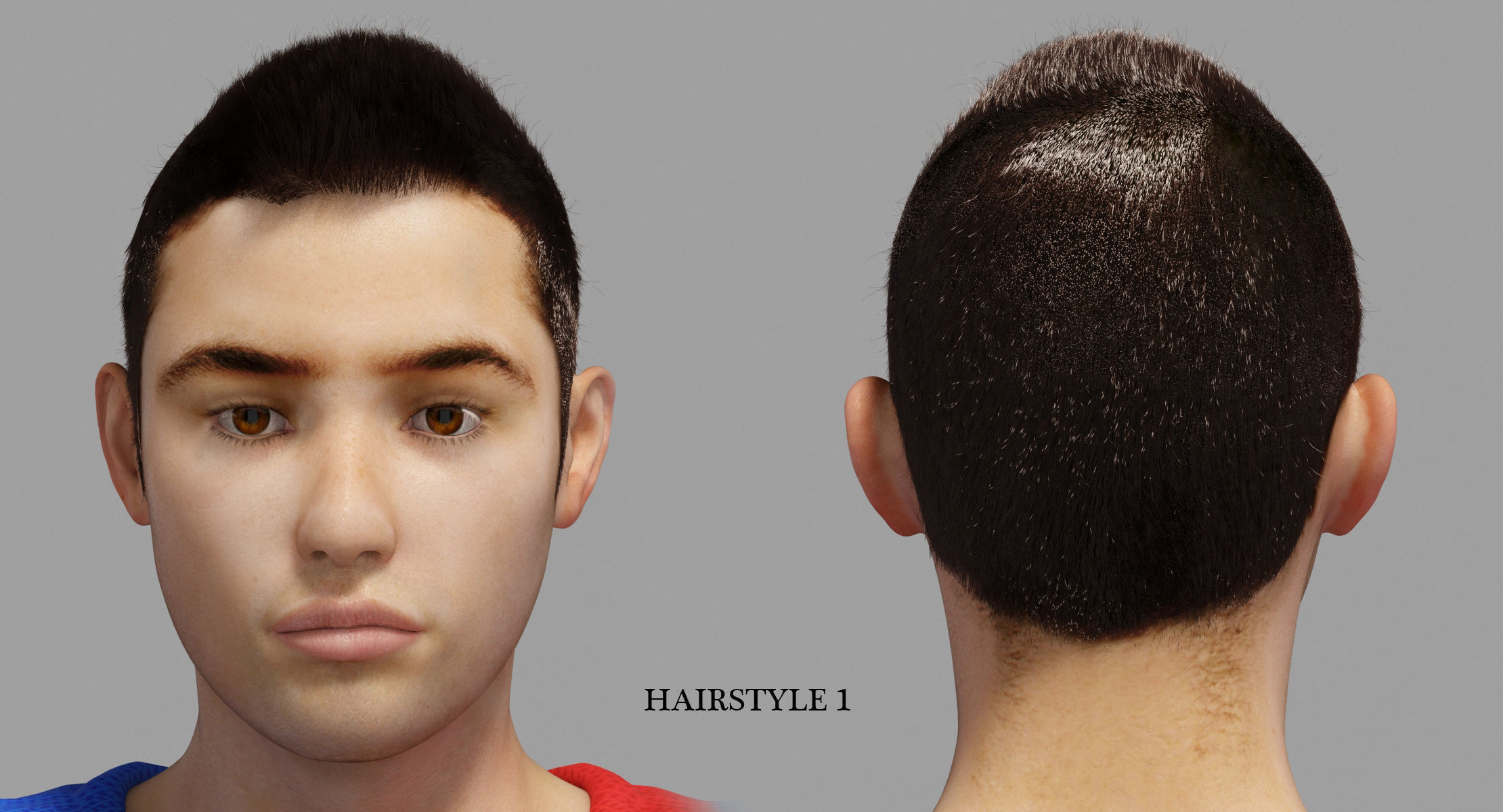 Fabian European Football Player Low-poly 3D model_2