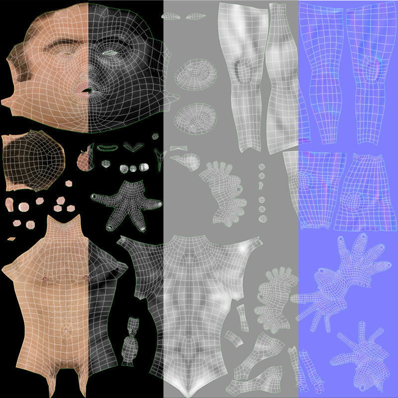 Fabian European Football Player Low-poly 3D model_16