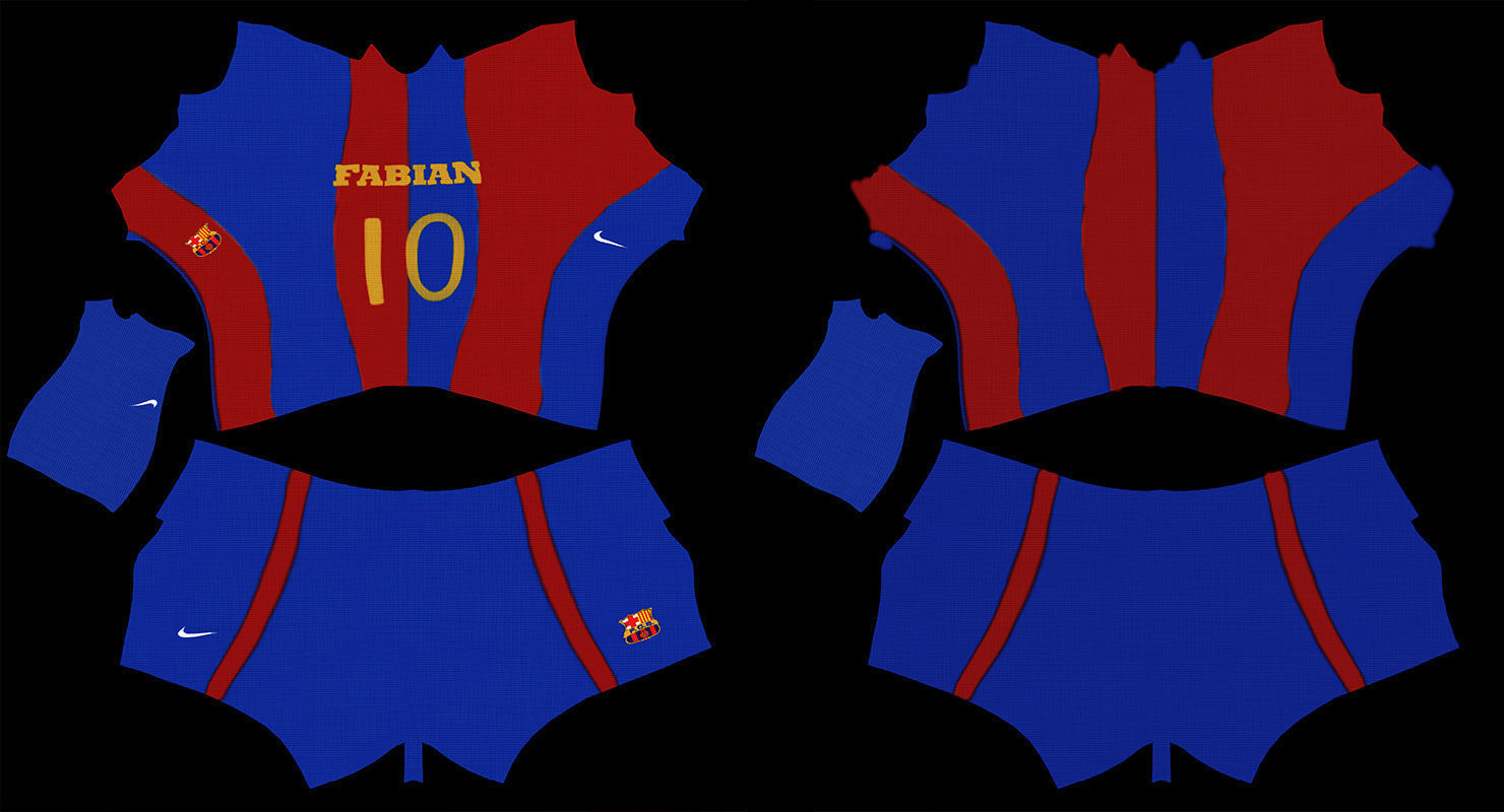 Fabian European Football Player Low-poly 3D model_17