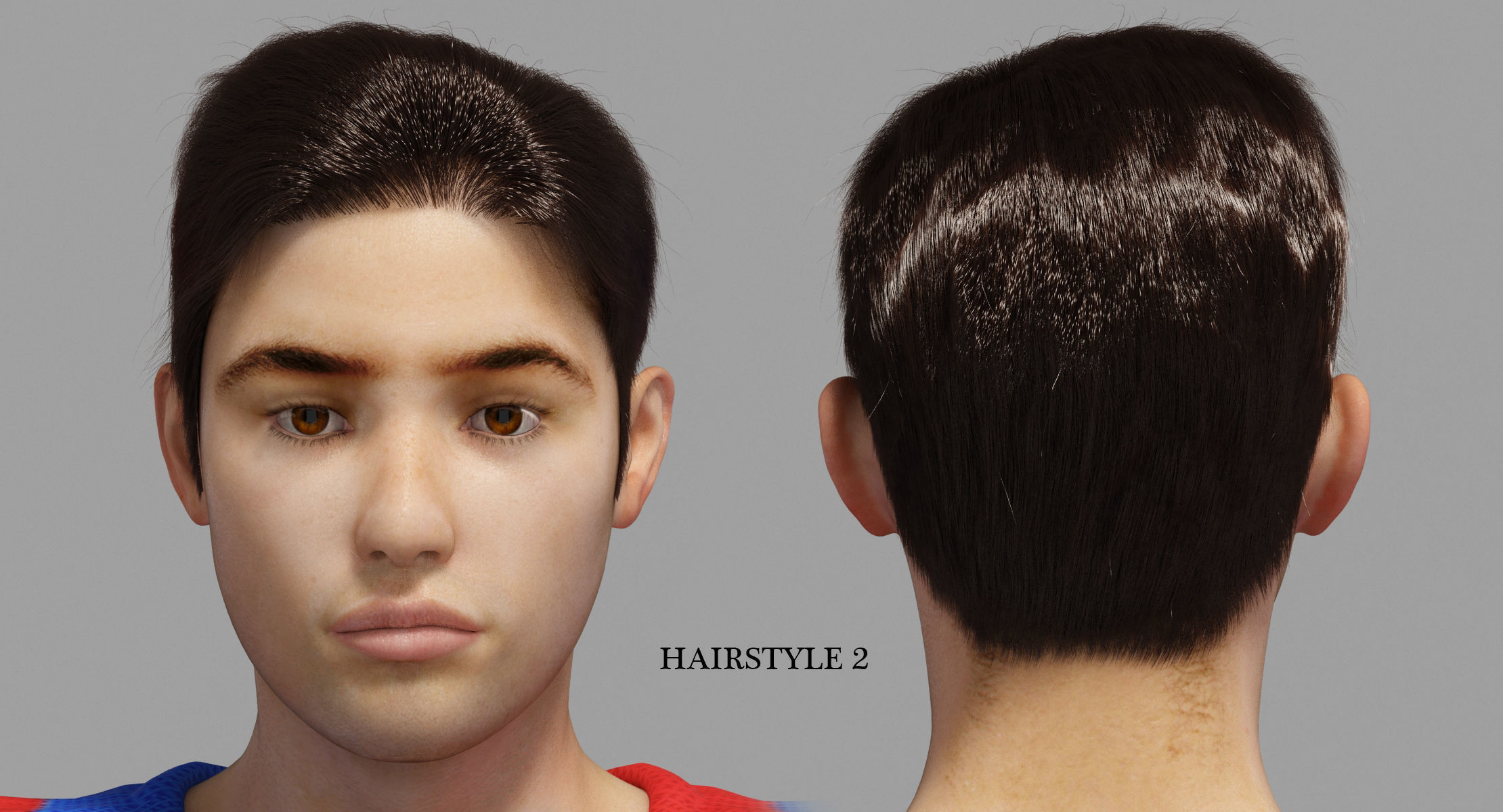 Fabian European Football Player Low-poly 3D model_3