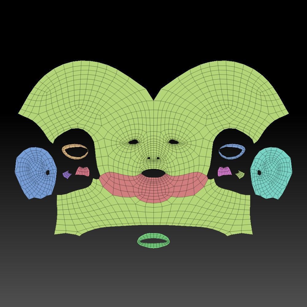 Male head 3D model_13