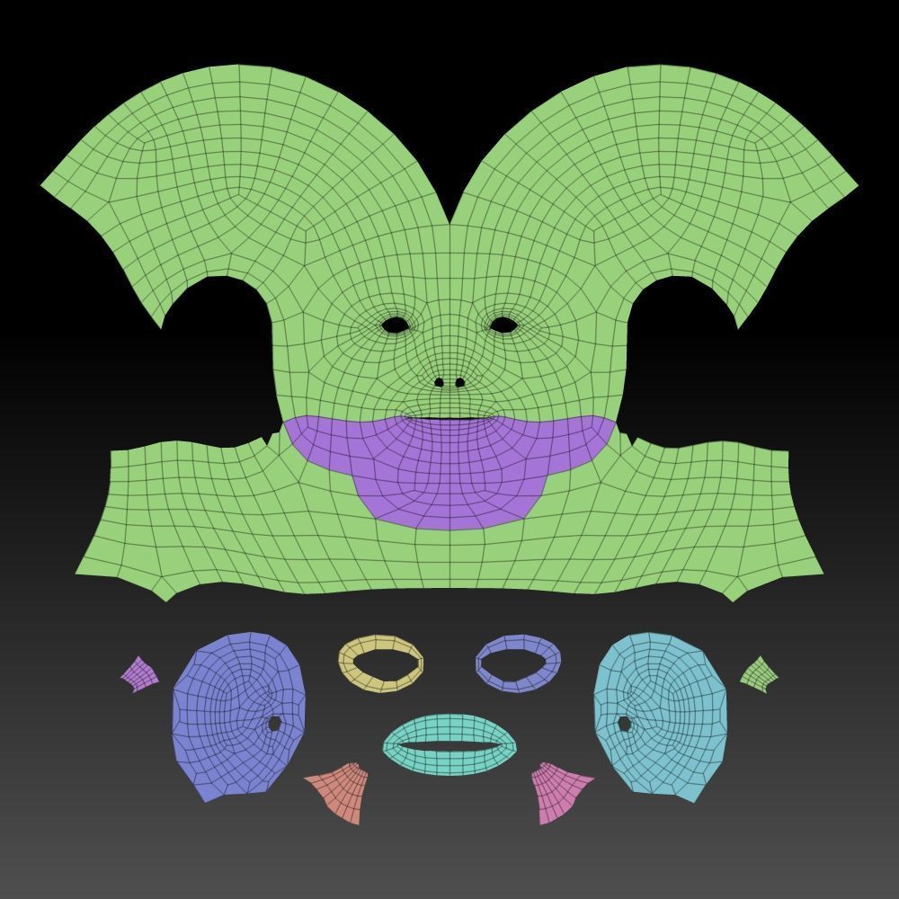 Male Head 3D model_13