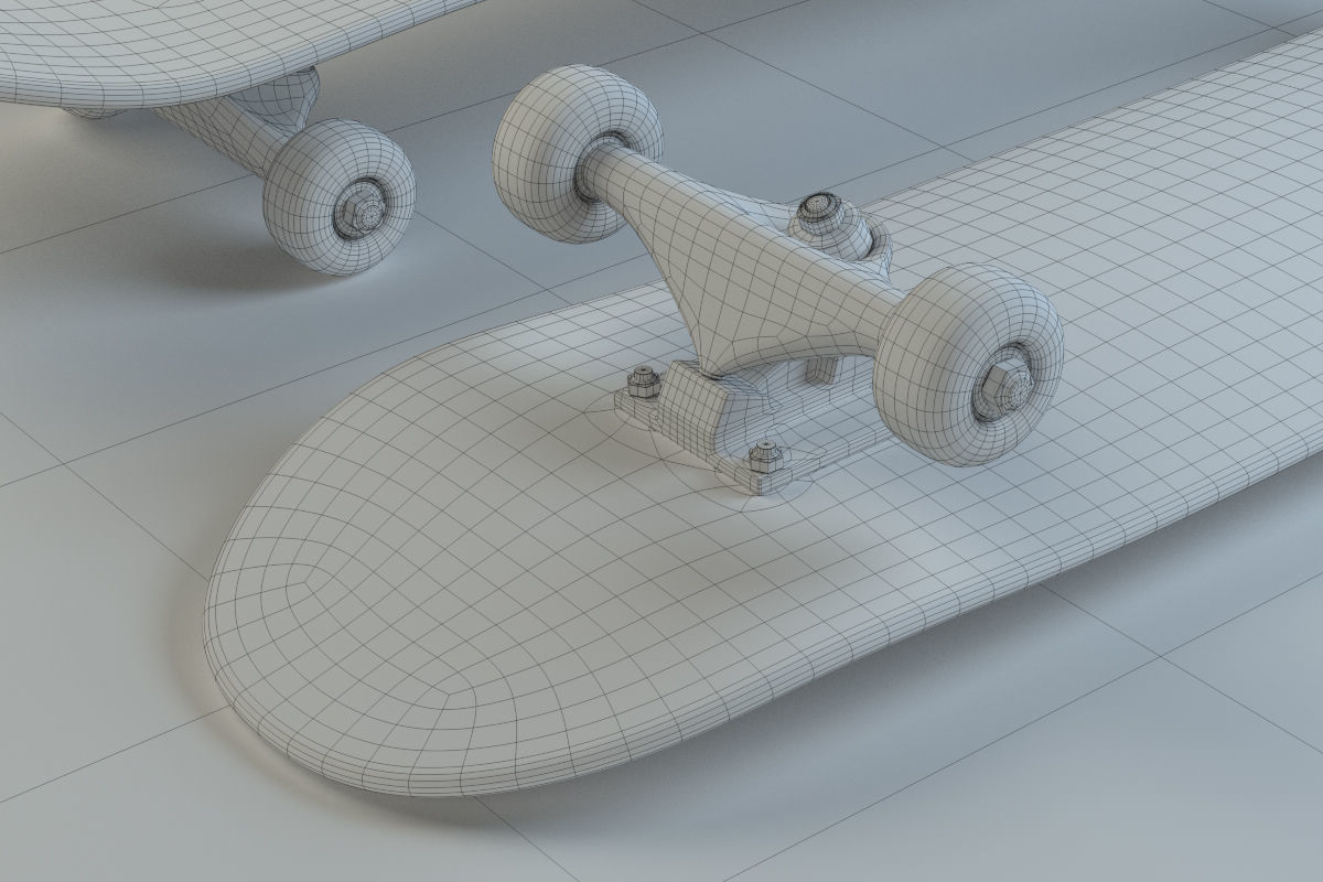Skateboard 3D model_6