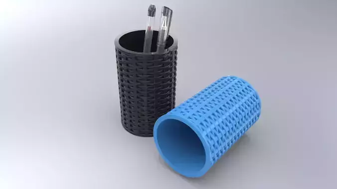3D Printable Pen Holder Model 3D print model