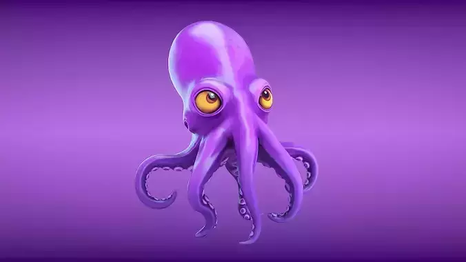 Cartoon octopus