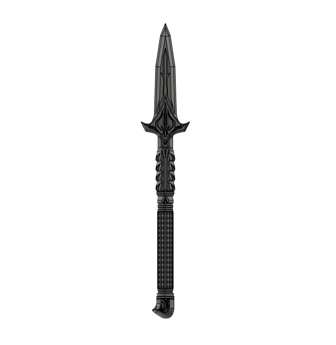 Broken Spear of Leonidas 3D print model_1