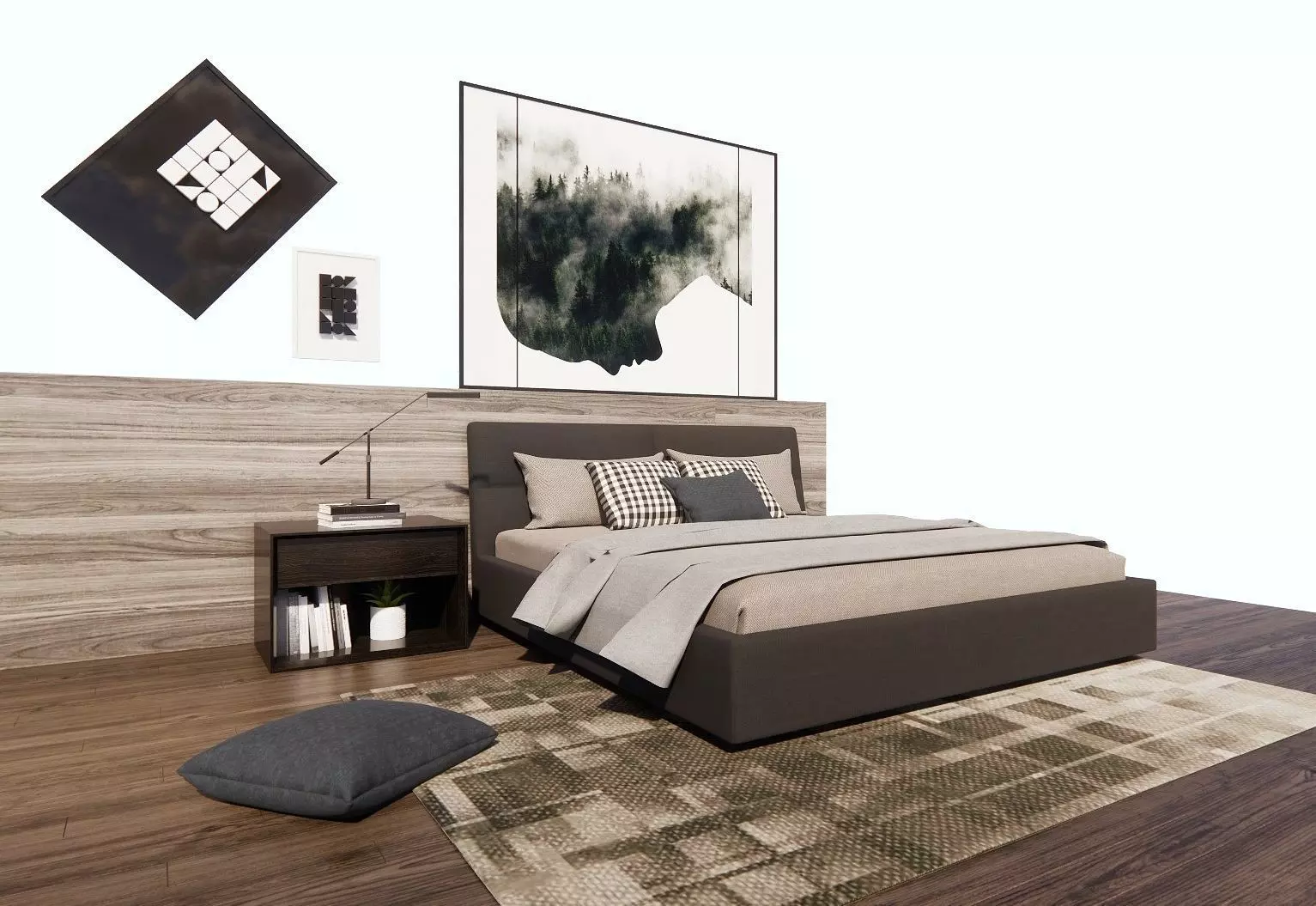 BEDROOM SET 1 3D model_0