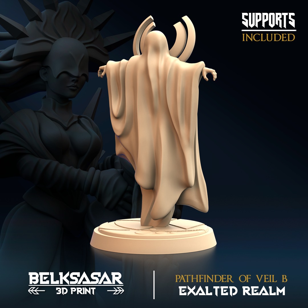Pathfinder of Veil B Nude and Ghost 3D print model_5