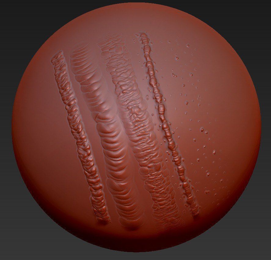 Cutted metal and Welding Brushes for Zbrush 3D model_1