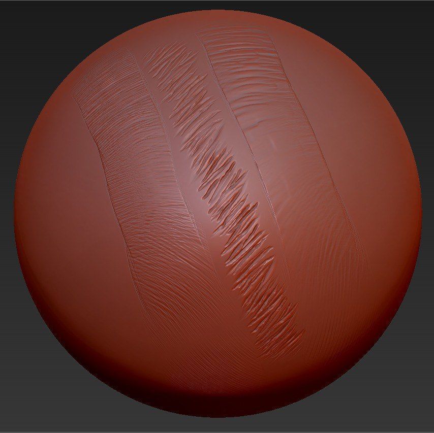 Cutted metal and Welding Brushes for Zbrush 3D model_3