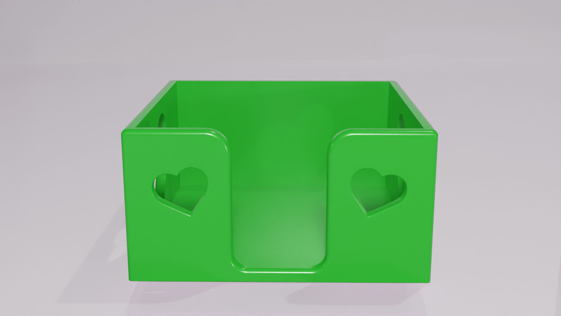 Hold Note Organizer with Heart Cutouts 3D print model_7