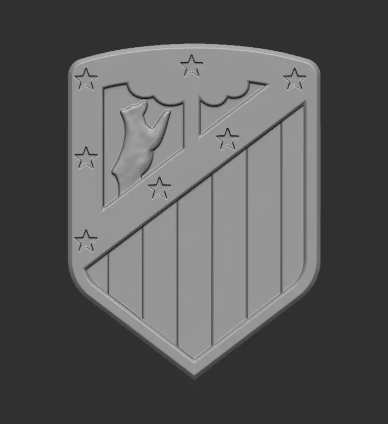 FC ATLETICO DE MADRID 3D print model_0