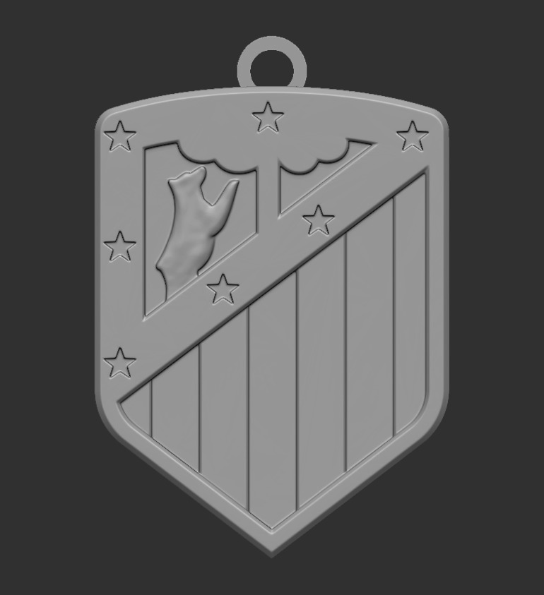 FC ATLETICO DE MADRID 3D print model_1