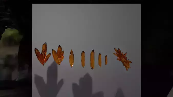 High-Quality Crystal 3D Model 4K Textures