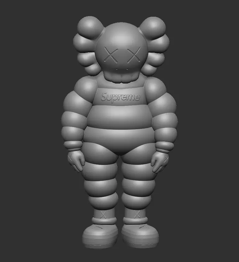 KAWS SUPREME 3D print model_0